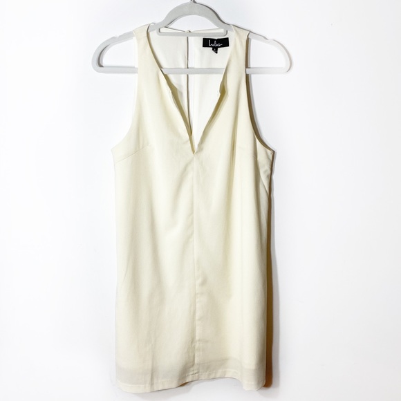 Lulus Dresses & Skirts - Lulu’s Off White V-neck Dress